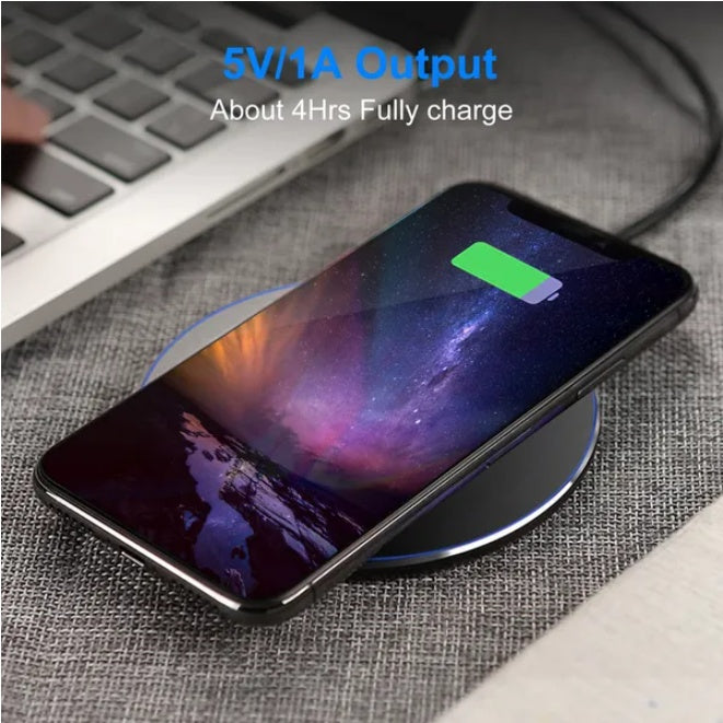 Qi-Certified Ultra-Slim Wireless Charging Pad