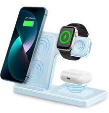 Premium 3-in-1 Magnetic Wireless Charging Hub for iPhone