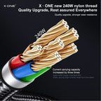 240W Dual USB Type-C Fast Charging Cable