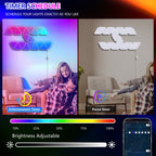 20-Pack RGB Triangular LED Wall Panels Music Sync