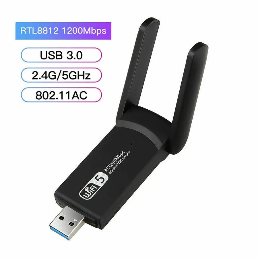 AC1200 Dual-Band WiFi USB Adapter for PC