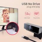 FHD 1080P USB Webcam for Streaming and Video Calls