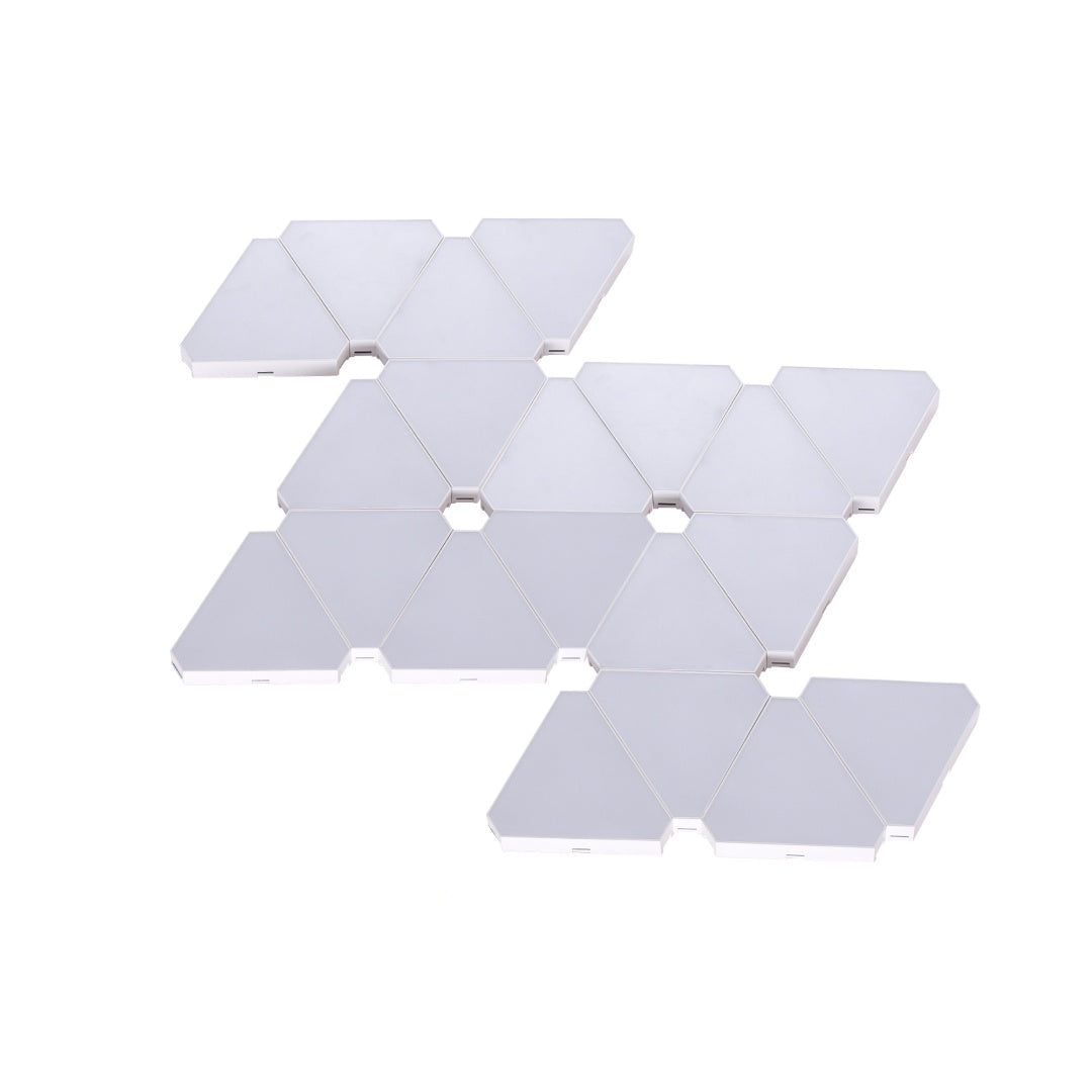 20-Pack RGB Triangular LED Wall Panels Music Sync