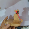 Wooden Desktop Phone Holder with Custom Lettering