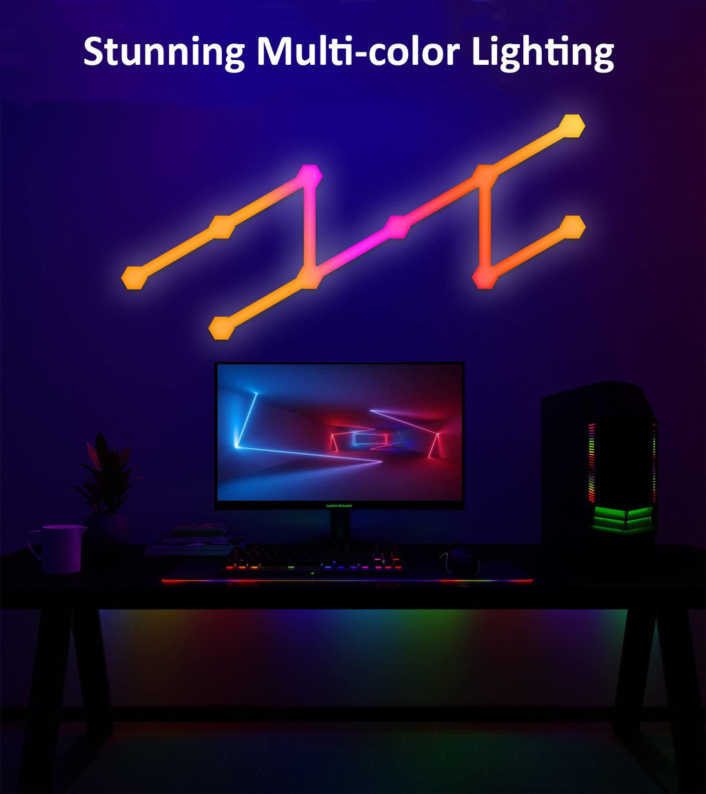RGB Smart Constellation Hex Lights 9-Piece LED Wall Panels