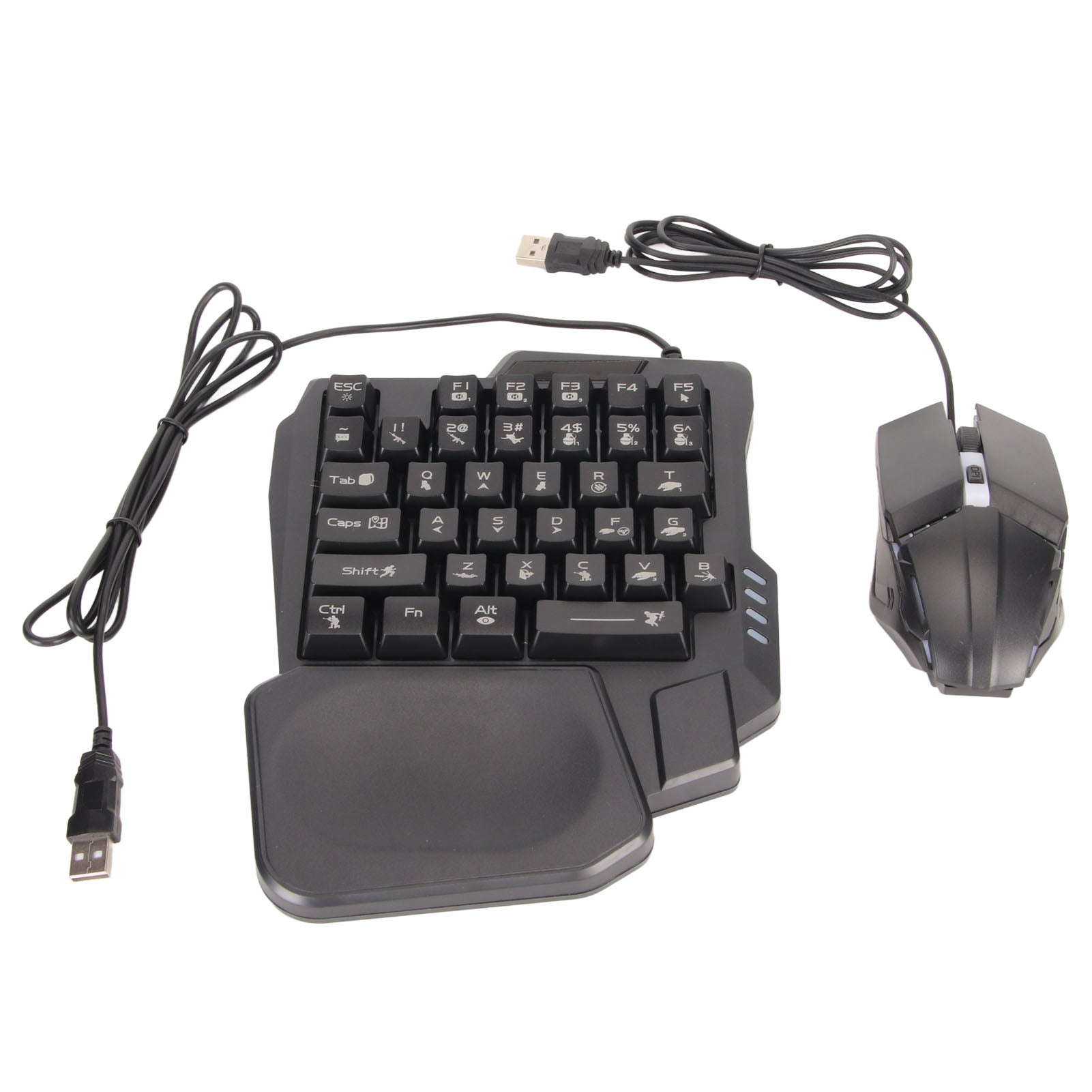 Half-Hand Gaming Keyboard Mouse Combo for Mobile