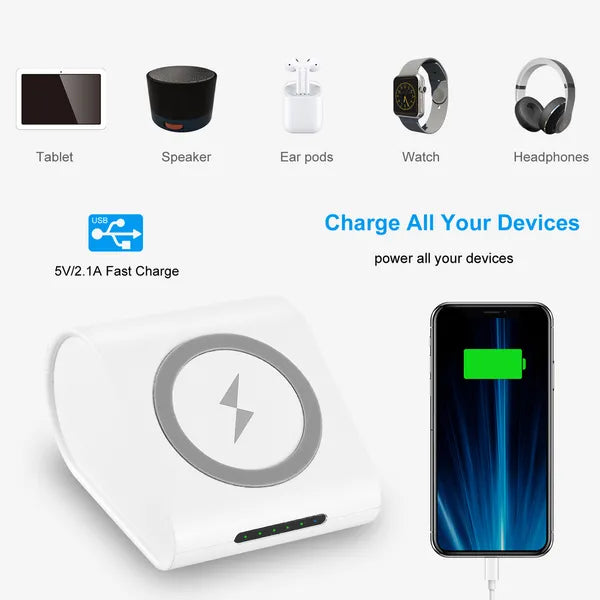 Qi Wireless Power Bank 10400mAh Charger