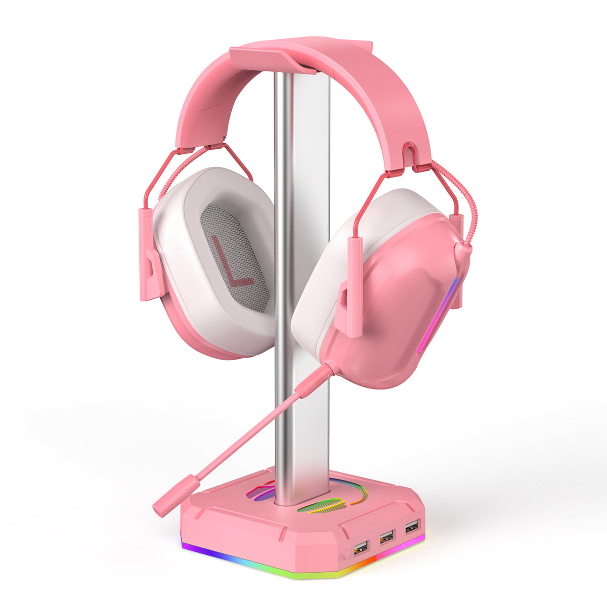 ZUOYA RGB Headphone Stand with USB Charging