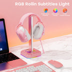 ZUOYA RGB Headphone Stand with USB Charging