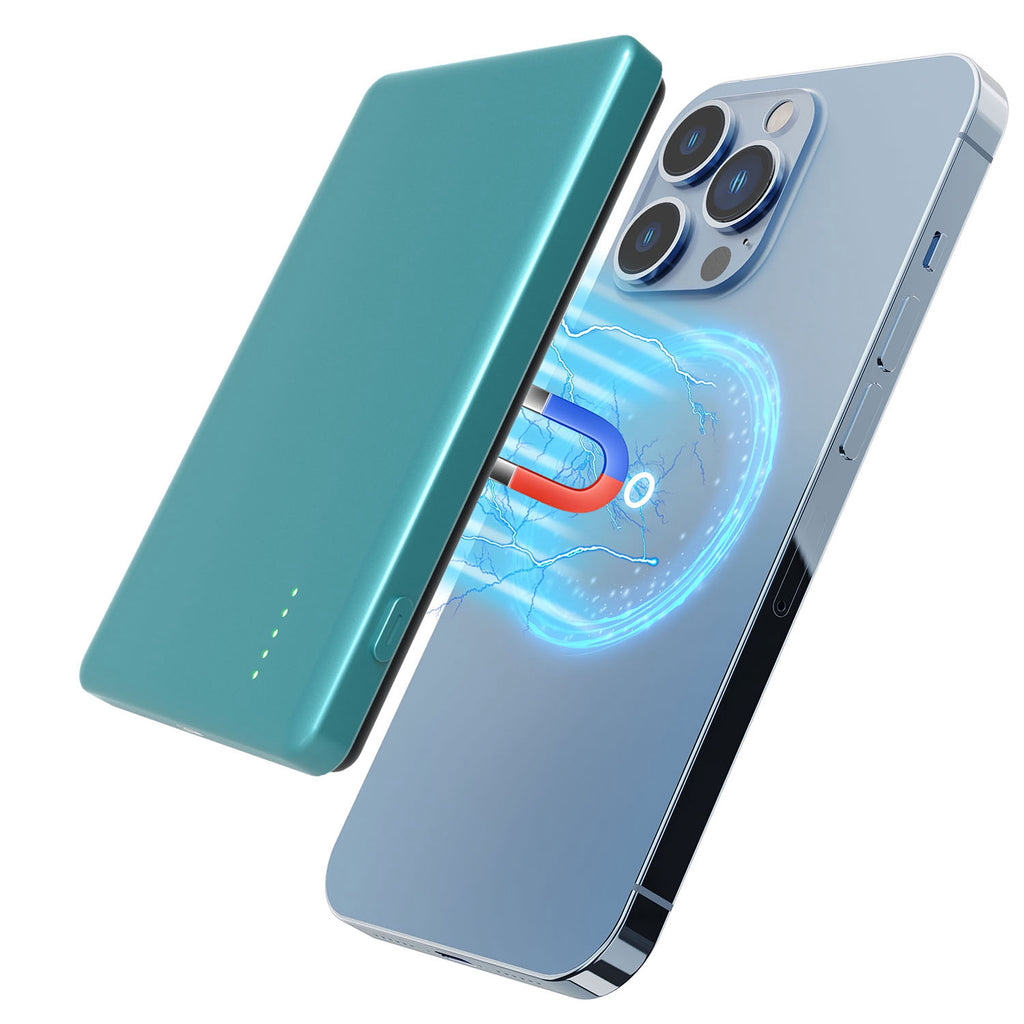 2-in-1 magnetic power bank charging setup