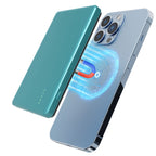 2-in-1 magnetic power bank charging setup