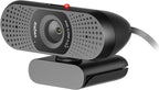 1080P Webcam for PC – Full HD Camera with Dual Microphones, USB Plug & Play