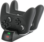 Dual controller charging station compatible with Switch 2 Pro controllers