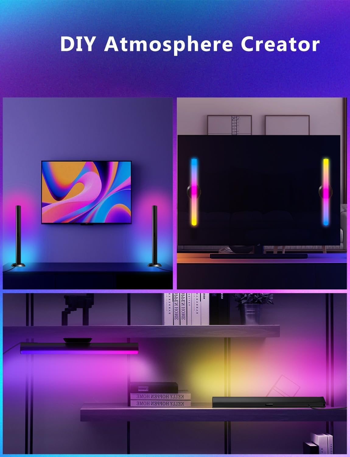 Smart light bars music sync mode