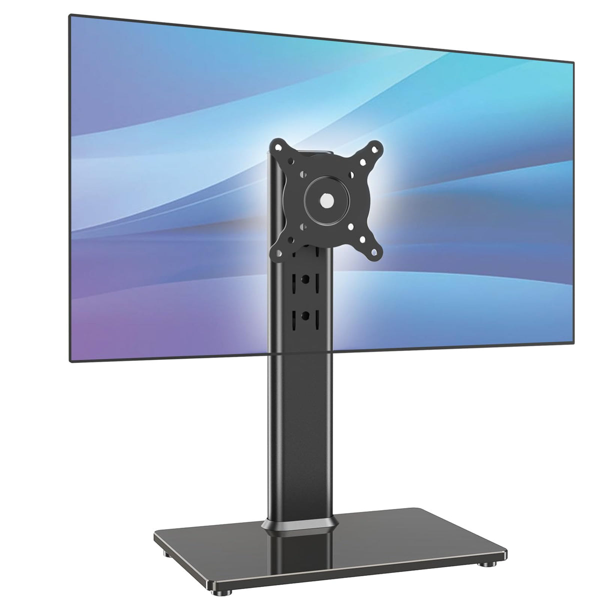 Full motion VESA dual monitor arm mount