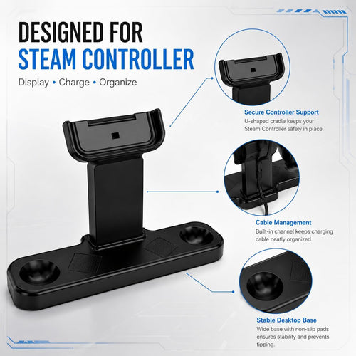 Controller charging dock front view