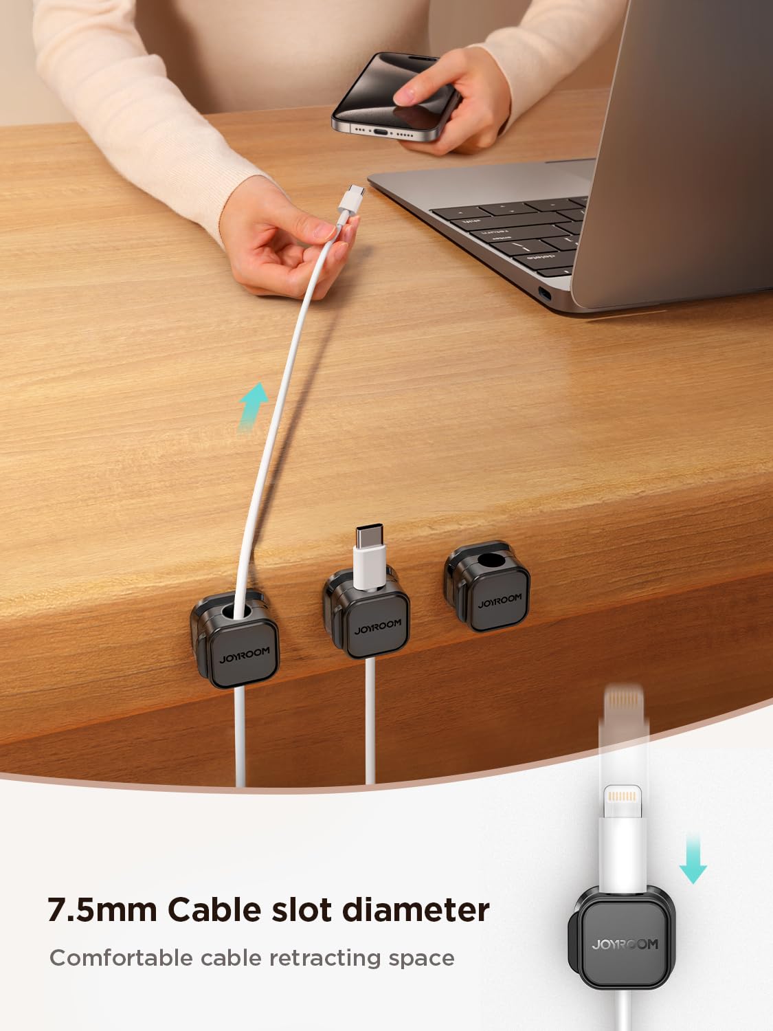 9-pack cable clips size comparison