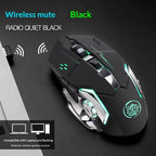 RGB Wired Gaming Mouse with Bluetooth Dual Mode