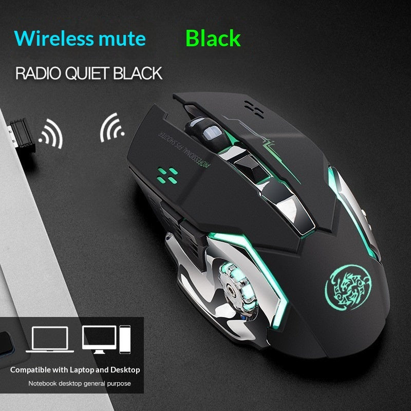 RGB Wired Gaming Mouse with Bluetooth Dual Mode