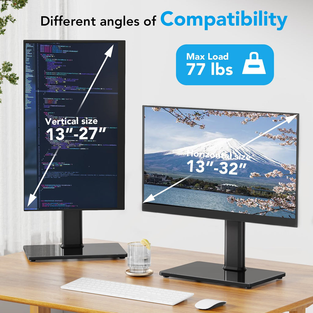 Dual monitor stand package contents