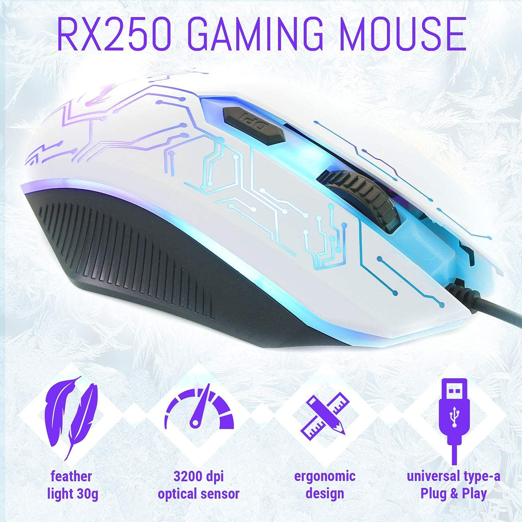 RGB mouse pad from gaming bundle