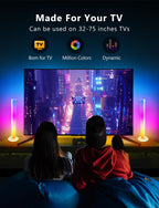 Smart LED Light Bars – RGB TV Backlight & Color-Changing Gaming Room Lights