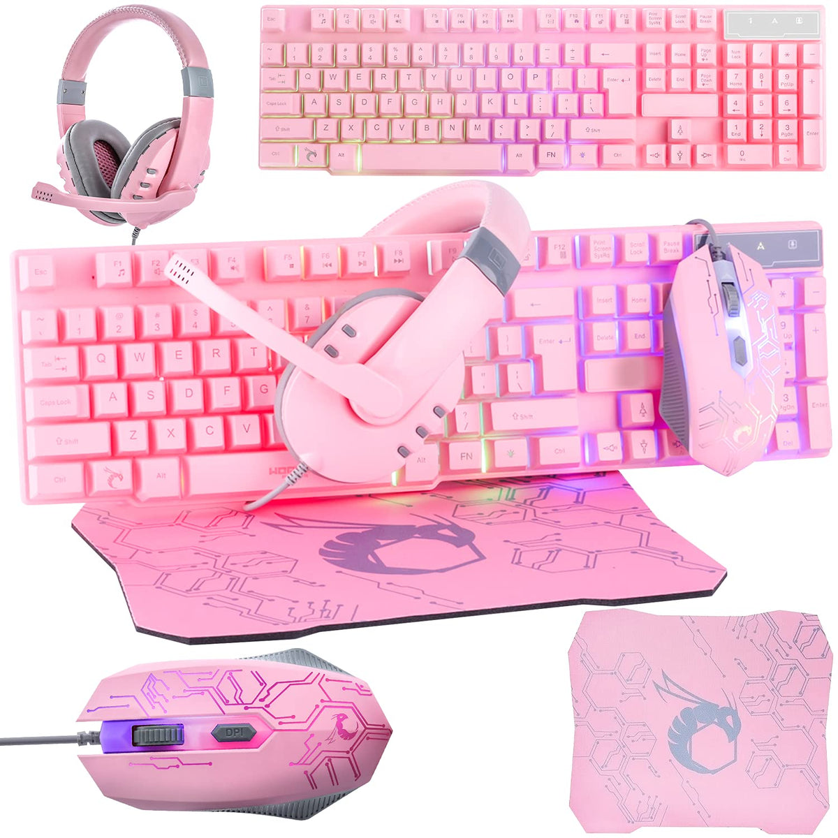 Gaming mouse from RGB bundle set