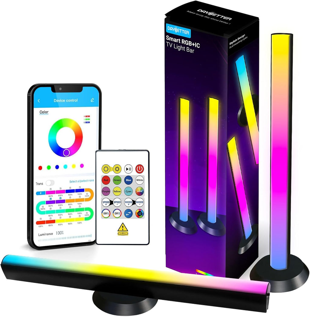 Smart LED light bars RGB TV backlight for gaming room
