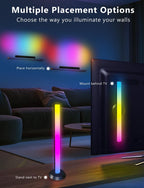 Gaming room lights color options display