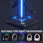RGB headset stand package contents