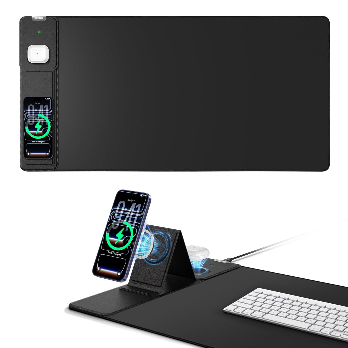 Ultra-smooth mouse pad surface texture