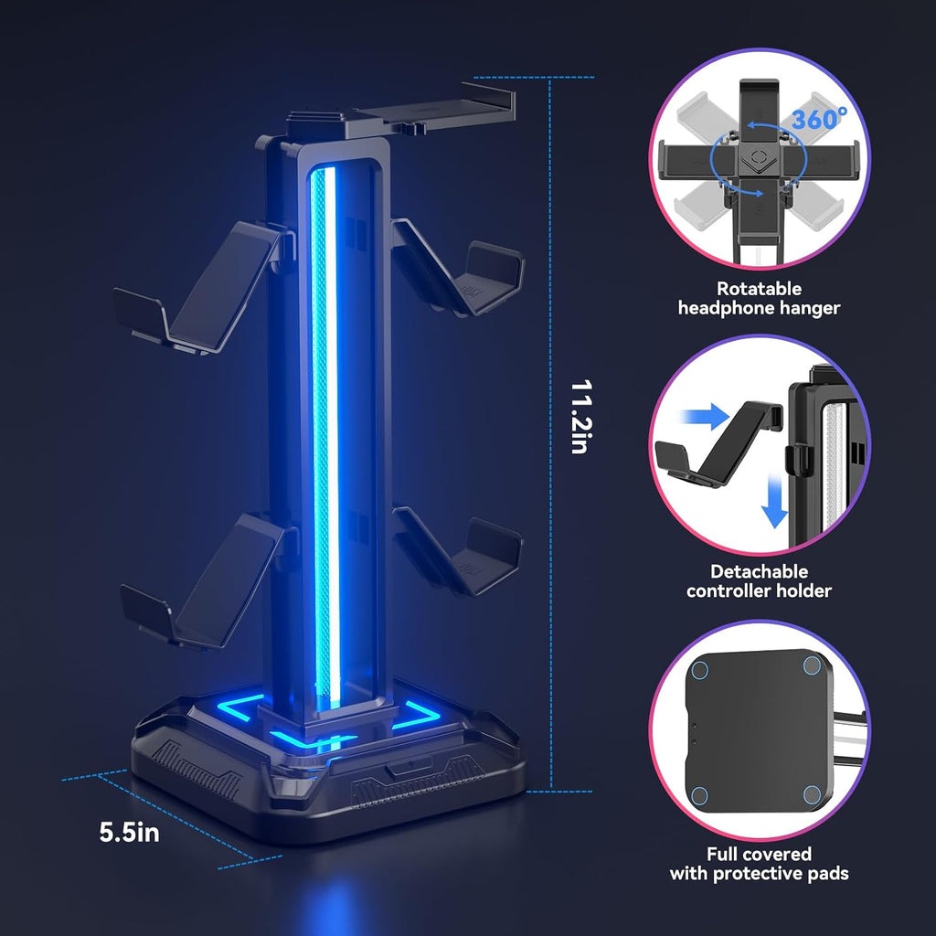 Headphone stand height dimensions