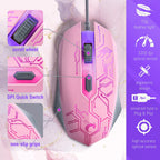 4-in-1 RGB Gaming Bundle – Wired LED Keyboard, Mouse, Mouse Pad & Headset Set