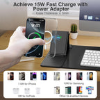 XXL RGB LED Gaming Mouse Pad – Wireless Charger, Phone Holder & 25 Lighting Effects