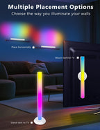 Smart LED Light Bars – RGB TV Backlight & Color-Changing Gaming Room Lights