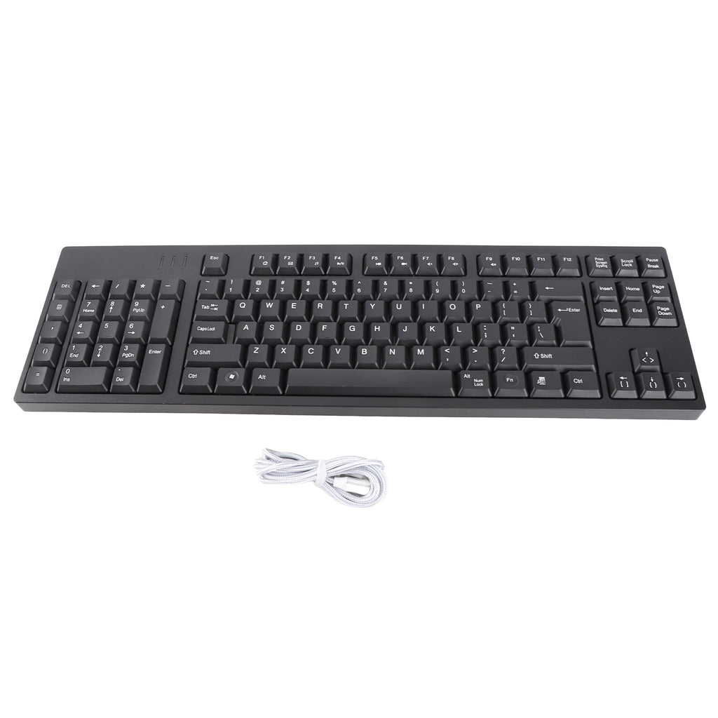 Left-Handed Gaming Keyboard 109-Key Ergonomic Wired