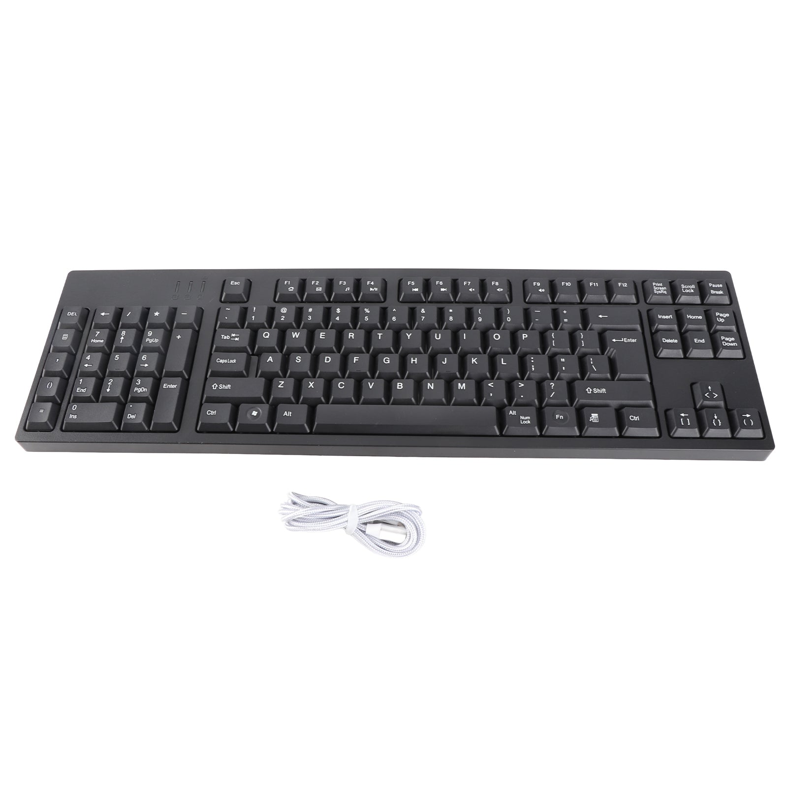 Left-Handed Gaming Keyboard 109-Key Ergonomic Wired