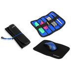 Portable Mouse Pad and Carrying Case Combo