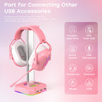 ZUOYA RGB Headphone Stand with USB Charging