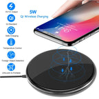 Qi-Certified Ultra-Slim Wireless Charging Pad