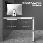 Cable Management 6-Pack – Under Desk Cord Organizer Set, Black