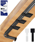 80-pack hook and loop cable ties for under desk cable management
