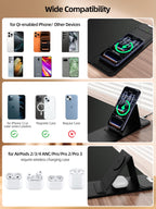 XXL RGB LED Gaming Mouse Pad – Wireless Charger, Phone Holder & 25 Lighting Effects