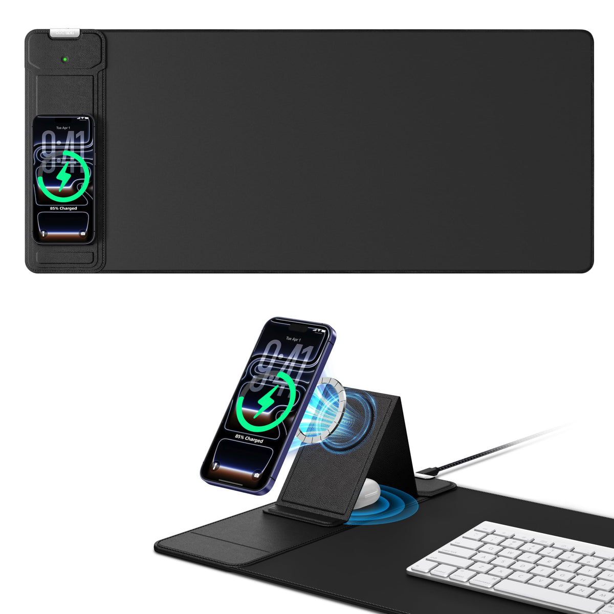 RGB LED mouse pad package contents