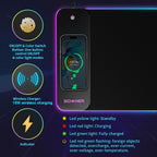 Gaming mouse pad 10 light modes display