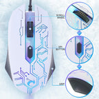 Wired gaming headset microphone detail