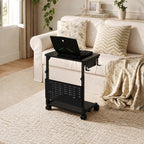 Adjustable PC Tower Stand – Computer Holder with Charging Station & Pegboard Organizer