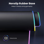 Gaming mouse pad non-slip surface detail