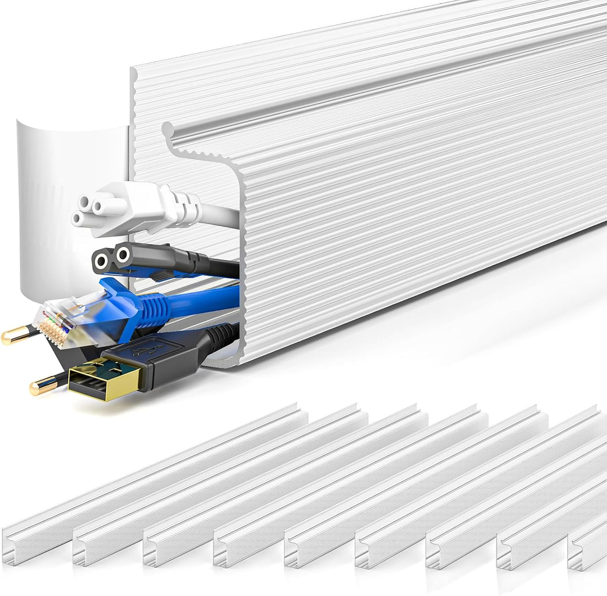 6-pack cable management components