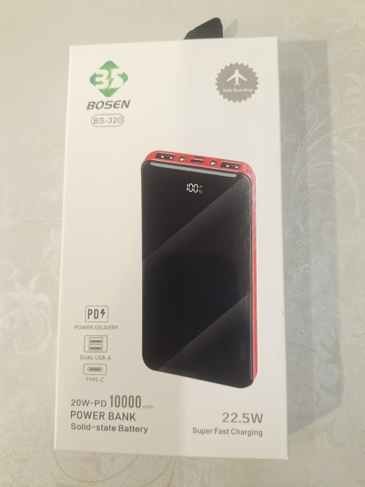 Portable Power Bank Fast Charging Battery Pack